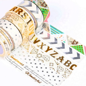 Cinta Washi Personalizada con Lámina Dorada para Papelería, Impresión Personalizada, Juego de Pegatinas de Cinta Washi, Fabricante - Product Image 3
