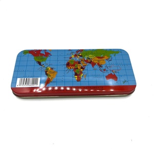 Juego de Compás Matemático con Diseño de Mapa de 9 Piezas en Caja de Lata, Precio al por Mayor para Escuelas - Product Image 3