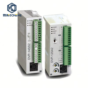 PLC รุ่น DVP14SS211R ขนาดเล็ก 14 I/O AC100-240V รีเลย์เอาท์พุต สำหรับโปรแกรม PLC ใช้ได้กับเครื่องบรรจุภัณฑ์ สายพานลำเลียง - Product Image 1