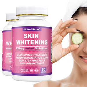 Tabletas blanqueadoras de piel con glutatión OEM Private, colágeno, vitamina C, suplemento dietético para el brillo de la piel, tabletas para el cuidado de la piel - Product Image 3