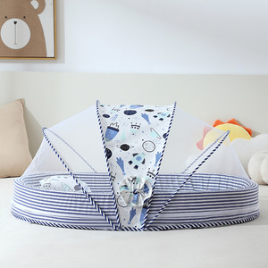 Nid de bébé 100% coton avec moustiquaire, matelas de couchage pour berceau, oreiller, lit portable pour nouveau-né, protection de sommeil pour bébé - Product Image 2