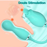 Rose Toys Zungen-Leck-Vibrations-Ei Weiblicher Klitoris-Nippel-Stimulator Kegel-Ball Erotikprodukte für Frauen