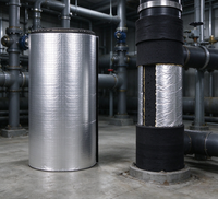 Rouleau de mousse en aluminium auto-adhésif, isolation thermique et acoustique pour toiture, murs et conduits de bâtiments