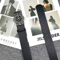 Nouvelle ceinture en cuir PU de haute qualité, alliage, tendance, classique, simple, croisée, rétro, vintage, hip-hop, funk, mode, homme, unisexe, cadeau, 3,8 cm X