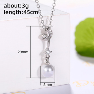 Collana Lunga con Perline Rotonde per Donne - Product Image 4