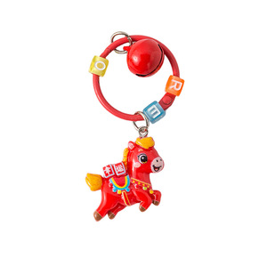Llavero del Año del Caballo con Colgante de Campana de Poni, de Resina, Temática Animal, Regalo para Estudiantes, Adorno para Mochila - Product Image 4