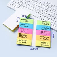 Paquete de Notas Adhesivas Multicolores Personalizables, Planificador Diario Promocional, Marcadores de Página, Juego de Notas Adhesivas