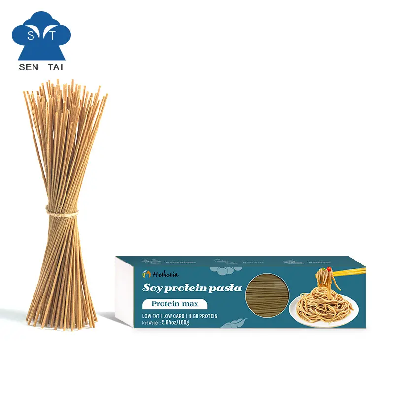 Fideos de pasta saludables llenan el estómago Pasta alta en proteínas Pasta de soja Low Gi