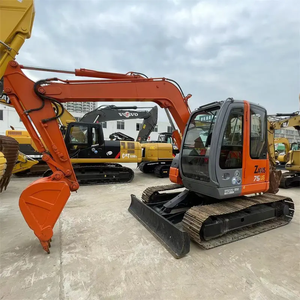 Engin de terrassement Machine d'occasion Hitachi Zaxis 75 Mini pelleteuse d'occasion japonaise Hitachi Zx75us de 7.5 tonnes à vendre - Product Image 5