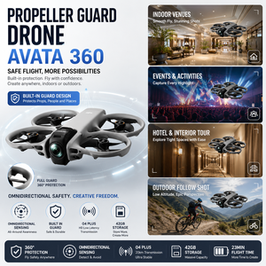 Avata 360ใบพัดโดรนเซ็นเซอร์ทิศทางรอบทิศทาง O4บวกส่งสำหรับในร่มกลางแจ้งทัวร์ยิงคำสั่งผสม - Product Image 1