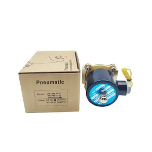 DN20 3/4 pollici 2W-200-20 normalmente chiuso in ottone AC220V DC12V DC24V 2 vie valvola a sfera solenoide per acqua oli aria