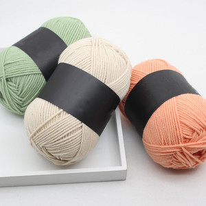 90 couleurs 12NM/4 handknititng 50g boules bébé lait coton crochet fil - Product Image 1