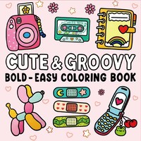 Buku Gambar Desain Modern Cetak Gravure Buatan Tangan Warna-warni Baru - Buku Mewarnai SpookyCutie Seri Monster untuk Anak-anak