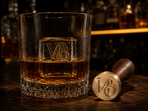 Sello Vintage para Cubitos de Hielo para Personalizar Whisky - Sello con Logotipo Personalizado con Impresión UV para Hacer Hielo Transparente en Casa 22 - Product Image 4