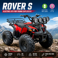 Quad électrique 500W 48V 20Ah, buggy tout-terrain pour adultes, voiture de course 4 roues, buggy de plage