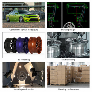 Jantes forgées NJQS pour voiture 5x100 5x120 5x114.3, jantes en alliage monobloc de 17, 18 et 19 pouces pour Toyota GT86, Volkswagen <span class=keywords><strong>Golf</strong></span>, Tesla Model 3 - Product Image 5