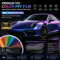 Film de protection de peinture pour voiture en TPU de qualité supérieure, auto-réparateur, avec plus de 400 couleurs