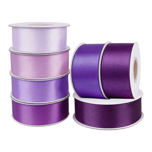 Ruban en satin en gros, multicolores, en rouleau, de la marque Grace Ribbon Factory Direct, pour la décoration de mariage, d'anniversaire et de fête, livraison rapide - Product Image 3