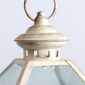 מתכת עם זכוכית פנס חיצוני גן דקורטיבית מקורה מתכת פנס עבור נר עתיק בית דקורטיבי מתכת פנס - Product Image 4