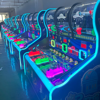 Grande machine de jeu à pièces pour trois personnes, canon, ciel étoilé, défense, guerre, parc pour enfants, tir de balles, équipement de jeu vidéo