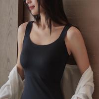 Débardeur gainant sans couture pour femme grande taille, effet ventre plat, lissant et anti-affaissement, M-4XL, 4 couleurs