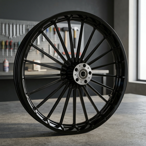 Nuevo y Mejorado Juego de Llantas INCA FLSTFI Fat Boy para Motocicleta, Aleación de Aluminio, Color Negro, Verde, Plateado, Dorado, Rojo y Azul Personalizado - Product Image 3