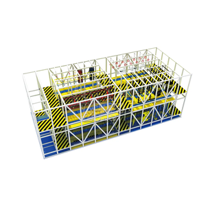 Mềm chiến binh khóa học trở ngại thách thức Ninja Parkour Trampoline sân chơi trong nhà Thiết bị cho trẻ em của thể thao phòng tập thể dục trò chơi - Product Image 6