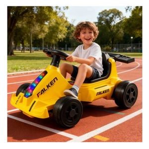 Auto de Juguete para Bebés con Luces LED y Música, con Pedal de Arranque, Color Blanco, Edición de Aprendizaje Temprano, de Plástico, con Batería, Duradero y Cómodo - Product Image 3