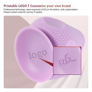 Fábrica Novidades Produtos <span class=keywords><strong>Silicone</strong></span> Ventosa Massagem Bola Fascial Cervical Massageador Terapia Bola para o Corpo Massagem Manual - Product Image 2