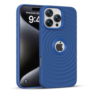 Funda magnética de carga inalámbrica de silicona líquida Wave para iPhone 16 15 14 13 Pro Max contraportada - Product Image 3