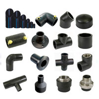PE100 125mm SDR11 Pn16 Conector rápido Suministro de agua Drenaje Nombres Socket HDPE Accesorio Electrofusión Butt Fusion Pipe Fitting