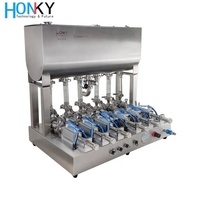 Machine de remplissage de boisson de parfum pompe en céramique de remplissage de piston de valve de bureau à 3 voies pour le verre de remplissage de crème liquide cosmétique