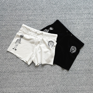 Shorts de Algodón Estilo Americano Chrome 25SS, Cintura Elástica, Casuales, Nueva Colección de Verano - Product Image 1