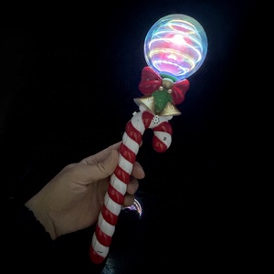 Đảng Trang Trí Giáng Sinh Sáng Âm Nhạc Thanh Bóng Spinner Wand LED Xoay Bóng Đồ Chơi Phát Sáng LED Kẹo Mía <span class=keywords><strong>Stick</strong></span> - Product Image 6