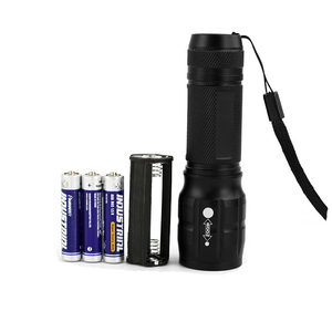 Cao-<span class=keywords><strong>lumens</strong></span> có thể điều chỉnh AAA pin LED Đèn pin hợp kim nhôm cơ thể cho cắm trại ngoài trời khẩn cấp sử dụng chiến thuật - Product Image 2