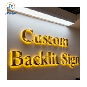 Ngoài trời Tùy Chỉnh LED Backlit dấu hiệu cửa hàng tường <span class=keywords><strong>3D</strong></span> logo phía trước dấu hiệu LED chiếu sáng trở lại ánh sáng kênh thư ký cho doanh nghiệp - Product Image 3