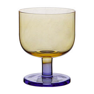 Coupe à <span class=keywords><strong>vin</strong></span> en <span class=keywords><strong>verre</strong></span> transparent soufflé à la main, moderne, durable, à fond épais, avec blocage de couleur personnalisé, 201-300 ml, pour les fêtes - Product Image 1