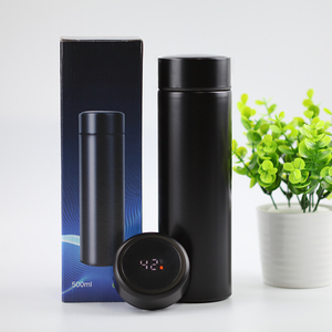 返校商务礼品温度展示运动水瓶杯真空绝缘金属水瓶带定制标志 - Product Image 3