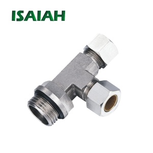 Raccords d'<span class=keywords><strong>air</strong></span> enfichables de branche de té de connecteur pneumatique en gros d'usine pour la compression - Product Image 2