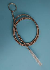 Spazzola per la pulizia a spirale del tubo del pulitore di tubo del Silicone della birra del pulitore di tubo del Silicone 150cm per il tubo del Silicone 8-10mm - Product Image 2