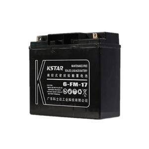 Batterie au plomb scellée Kstar 12V 17Ah 6-FM-17 pour communication, ascenseur, alarme incendie - Product Image 1