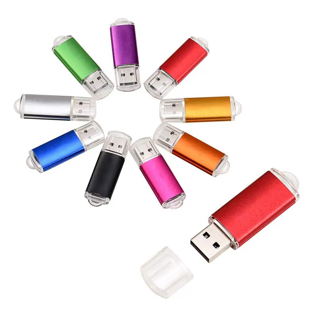 Prix bon marché clé USB 2 Go clé USB 1 Go clé USB en métal clé USB 64 M 128M 256M clé USB 512