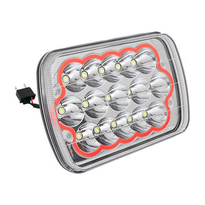 9-32V luci di guida a LED 5x7 pollici quadrati fari a Led Led parti Auto blu/verde/rosso/ambra anello colore 45W alto/anabbagliante - Product Image 1