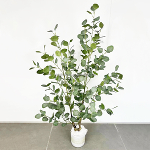 Cây Cây Nhân Tạo Cây Bạch Đàn Cây 4ft 5 ft Cao Hiện Đại Lớn Nhà Máy Giả Trang Trí Nội Thất Trong Nồi Cho Trong Nhà Ngoài Trời Nhà Văn Phòng Hoàn Hảo - Product Image 2