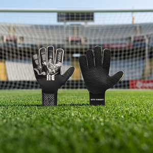 Guanti da portiere su misura in tinta unita imbottitura in lattice pesante traspirante ad alta presa riduce la vestibilità e il controllo del dolore da impatto - Product Image 3