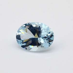 Piedra preciosa de Aguamarina de corte ovalado Natural 7,00 Cts facetada para la fabricación de joyas 15x11x7mm - Product Image 4