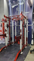 Estante de alimentación multifuncional Dinuo con máquina de cruce de cables, nueva versión, estante de alimentación de entrenamiento de gimnasio comercial