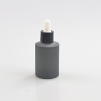 Flacon compte-gouttes en verre vide personnalisé de 30 ml à épaule plate pour huile à barbe, huile capillaire, huile corporelle, huile essentielle ou sérum, avec sérigraphie