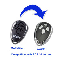 Télécommande personnalisée à 4 boutons avec code de roulement d'apprentissage 433.92MHz pour transmetteur automatique pour portail coulissant et ouvre-porte de garage
