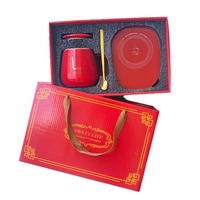 NOUVEAU Coussin chauffant électrique thermostatique Tasses à café et à thé en porcelaine Céramique Chargement USB Tasse chauffante intelligente avec cuillère chauffante